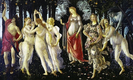 primavera botticelli highligth